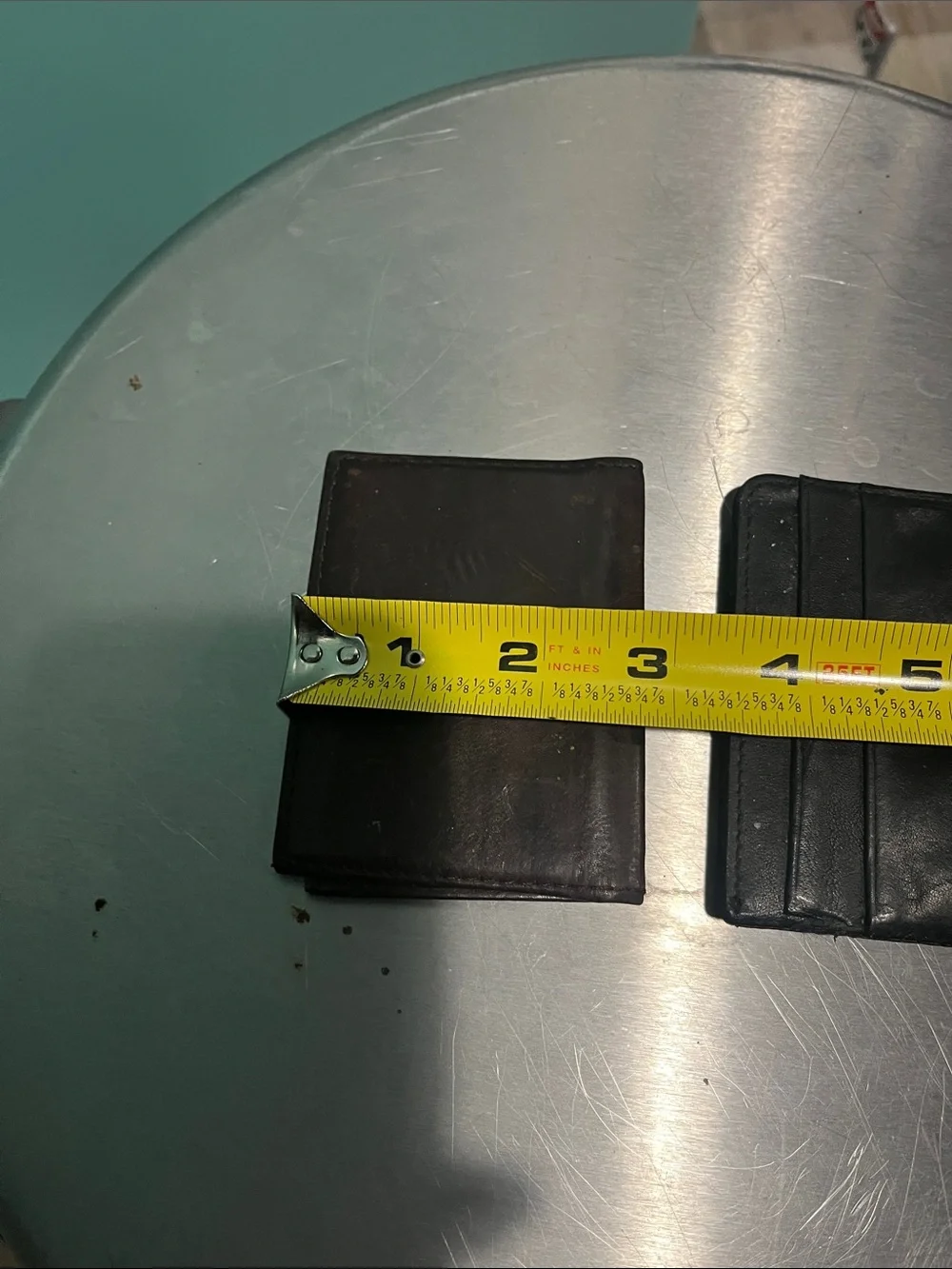 Wallet Men's Black Leather Bifold Wallet and Card Holder Set satin cowhide